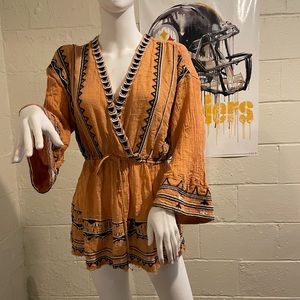 Free People Boho long sleeve dress!